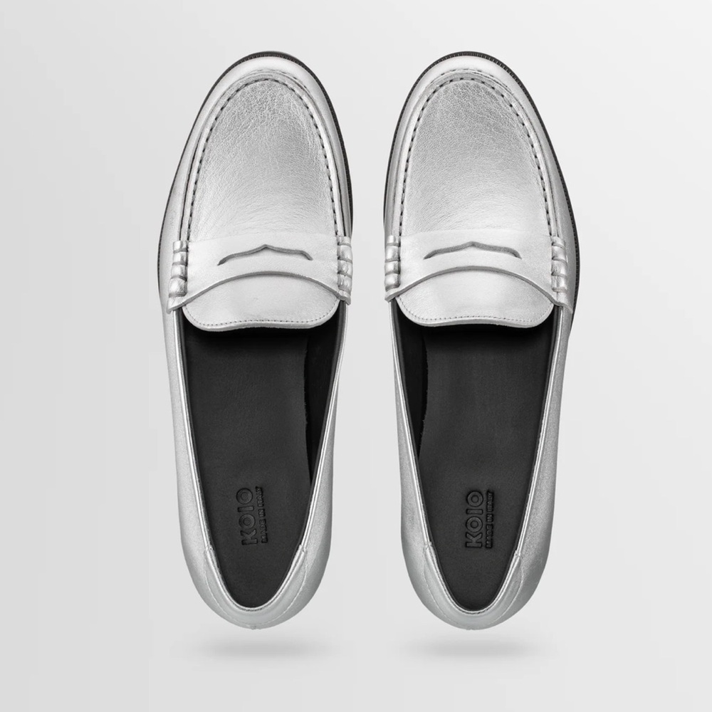 KOIO Brera Loafer in Sterling (Silver)/ size 39 - Picture 3 of 13